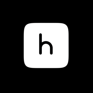 Ilustrasi aplikasi Hinge dengan logo dan tampilan antarmuka yang menarik.