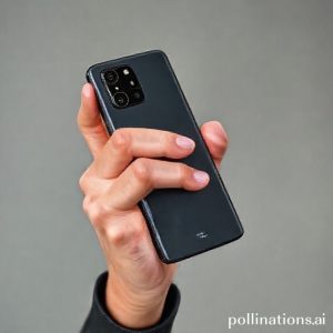 A person holding the Realme GT8 Pro Aston Martin F1 Edition, showcasing its ergonomic design and comfortable grip.