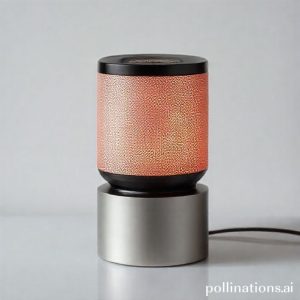 Close-up speaker Polytron dengan desain modern dan elegan.