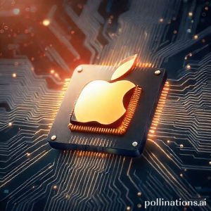 Ilustrasi seorang pendaki gunung yang menggunakan iPhone untuk mengirim pesan darurat melalui satelit.