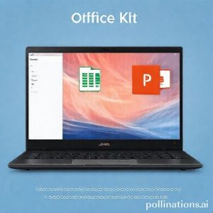 Ilustrasi fitur Office Kit pada Vivo X300 Series, menampilkan tampilan aplikasi Word, Excel, dan PowerPoint yang mudah digunakan.