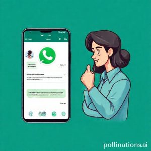 Ilustrasi mockup tampilan antarmuka WhatsApp dengan fitur interoperabilitas, menunjukkan percakapan dengan pengguna dari aplikasi chat lain (misalnya Telegram).