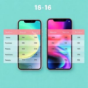 Ilustrasi perbandingan fitur dan harga antara iPhone 16e dengan smartphone Android sekelas.