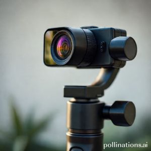 Close-up detail kamera Vivo X300 Pro, menyoroti teknologi gimbal dan lensa Zeiss.