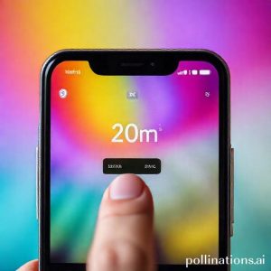 Close-up of a smartphone screen showing the Instagram Reels camera interface with a timer set to