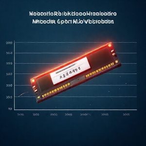 Grafik batang yang menunjukkan peningkatan harga RAM dari waktu ke waktu, dengan label yang menyoroti pengaruh AI.