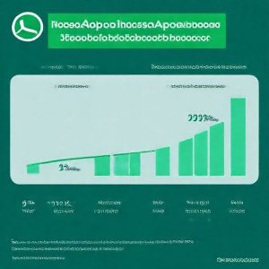 Grafik yang menunjukkan penurunan laporan spam dan penipuan setelah implementasi fitur-fitur keamanan baru WhatsApp.