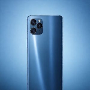 Ilustrasi Oppo Reno15 Pro dengan desain Starlight Bow yang elegan, menampilkan modul kamera belakang dengan lensa 200MP yang menonjol.