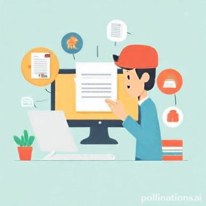 Ilustrasi yang menggambarkan kemudahan proses pendirian PT Perorangan secara online, dengan ikon-ikon dokumen, komputer, dan tanda centang.