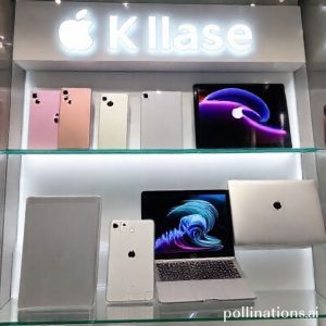 Kolase yang menampilkan berbagai produk Apple (iPhone, iPad, MacBook) dengan harga yang terjangkau.