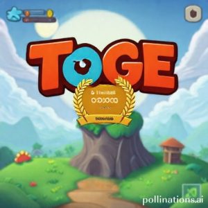 Screenshot dari salah satu game Toge Productions yang populer, dengan tulisan