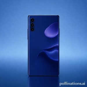 Sebuah render futuristik dari Samsung Galaxy S25 dalam warna Navy yang elegan, menonjolkan desain ramping dan layar edge-to-edge.