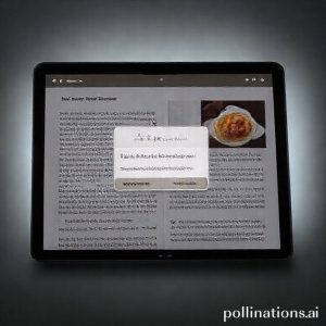 Tampilan antarmuka Magic Portal di tablet Honor Pad 10, menunjukkan pintasan cerdas yang muncul saat pengguna sedang membaca artikel tentang resep makanan. Pintasan tersebut menawarkan opsi untuk membuka aplikasi pemesanan makanan dan aplikasi peta.