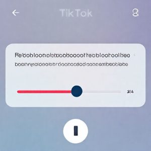 Tampilan layar aplikasi TikTok yang menunjukkan opsi untuk mengatur tingkat konten AI yang diinginkan, dengan slider yang dapat digeser.