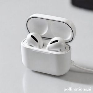 The AirPods Pro 3 charging case with the MagSafe wireless charging feature in action.