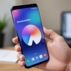 A close-up shot of a Samsung smartphone screen displaying the 