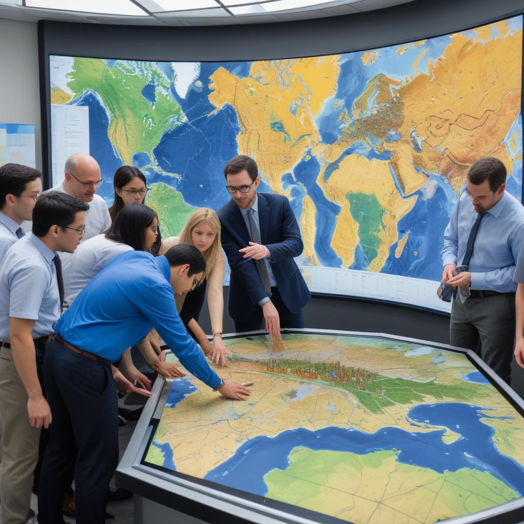 A Group Of Diverse Professionals Urban Planners