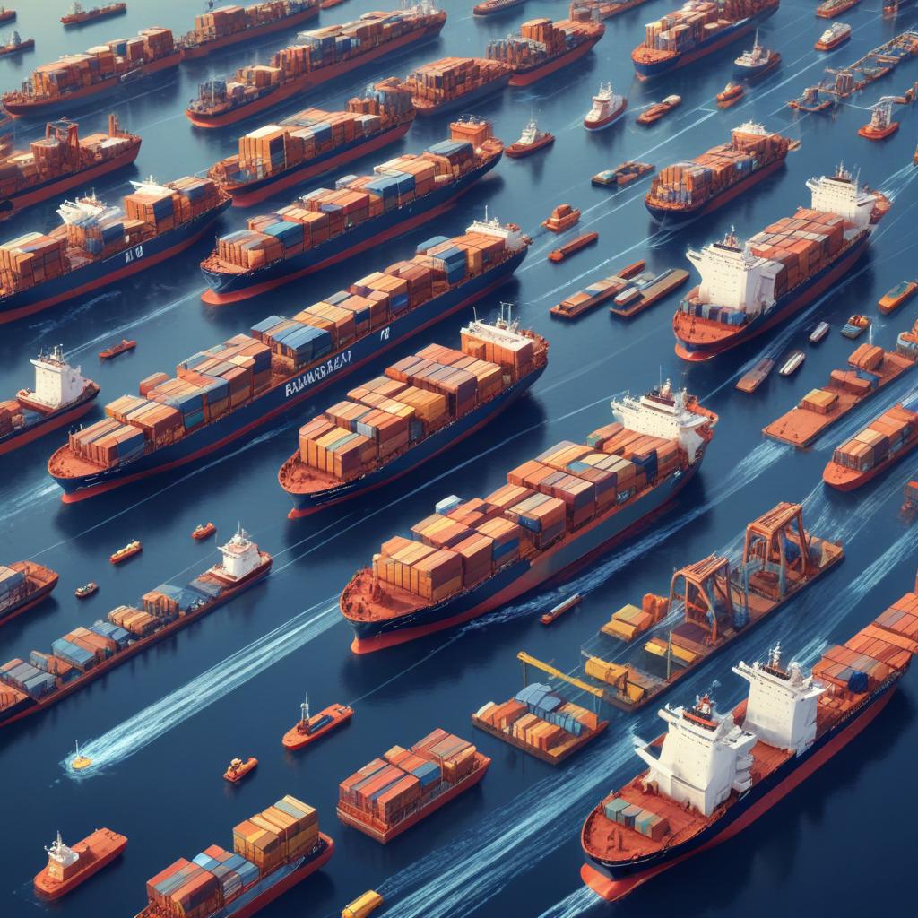 A Stylized Representation Of A Global Supply