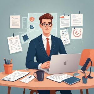 Professional blog post illustration