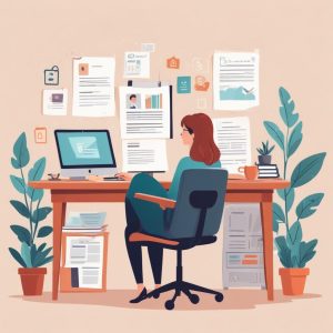 Professional blog post illustration