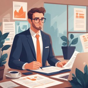 Professional blog post illustration