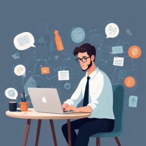 Professional blog post illustration