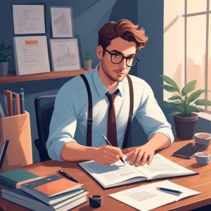 Professional blog post illustration