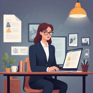 Professional blog post illustration