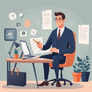Professional blog post illustration