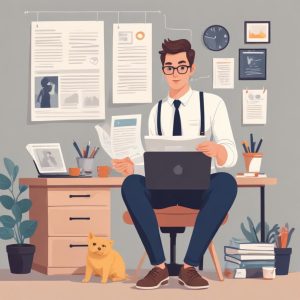 Professional blog post illustration