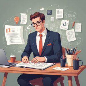 Professional blog post illustration