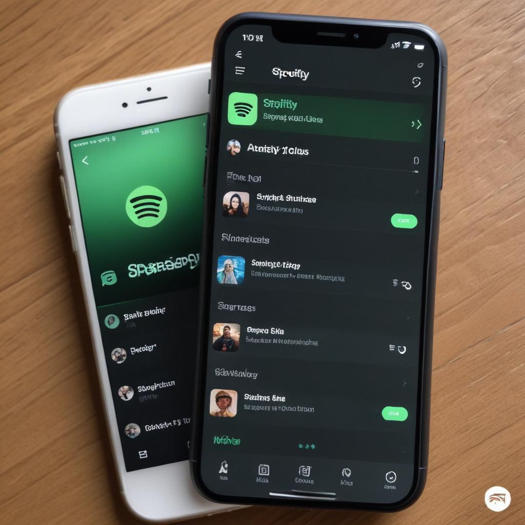 Tampilan Antarmuka Spotify Clubs Di Aplikasi Smartphone
